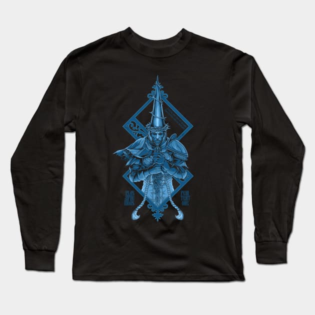 Penitent One - Blue Long Sleeve T-Shirt by svthyp